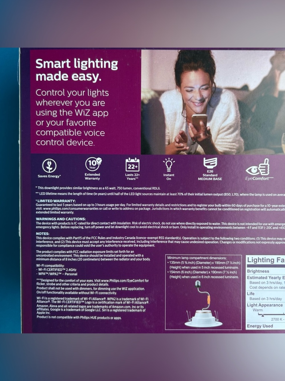 Smart Wi-Fi LED 6” Recessed Light - Picture 5 of 11